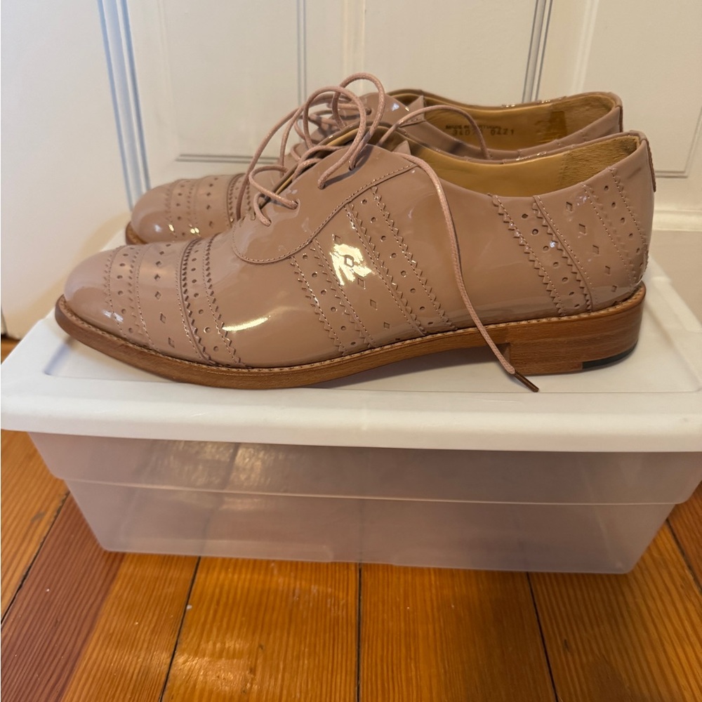 Beautiful, luxurious, patent leather shoes